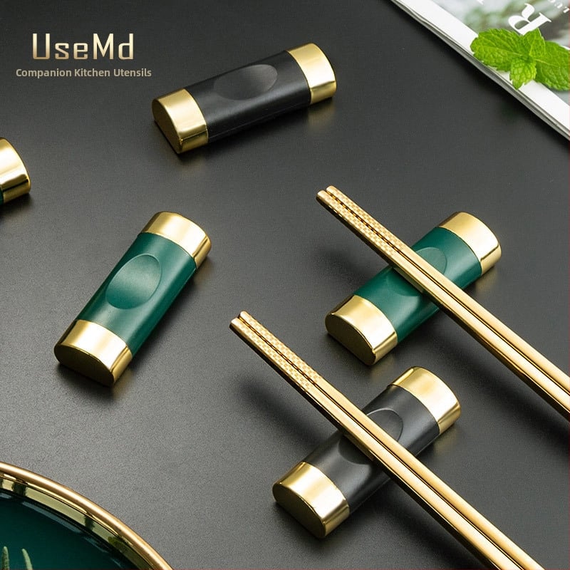 Pulkade hoidik hotellilauale – plastikust, elektroplatinguga pind, Graceful Emperor kaubamärk, logotipi kohandamine, pakkimine OPP kile