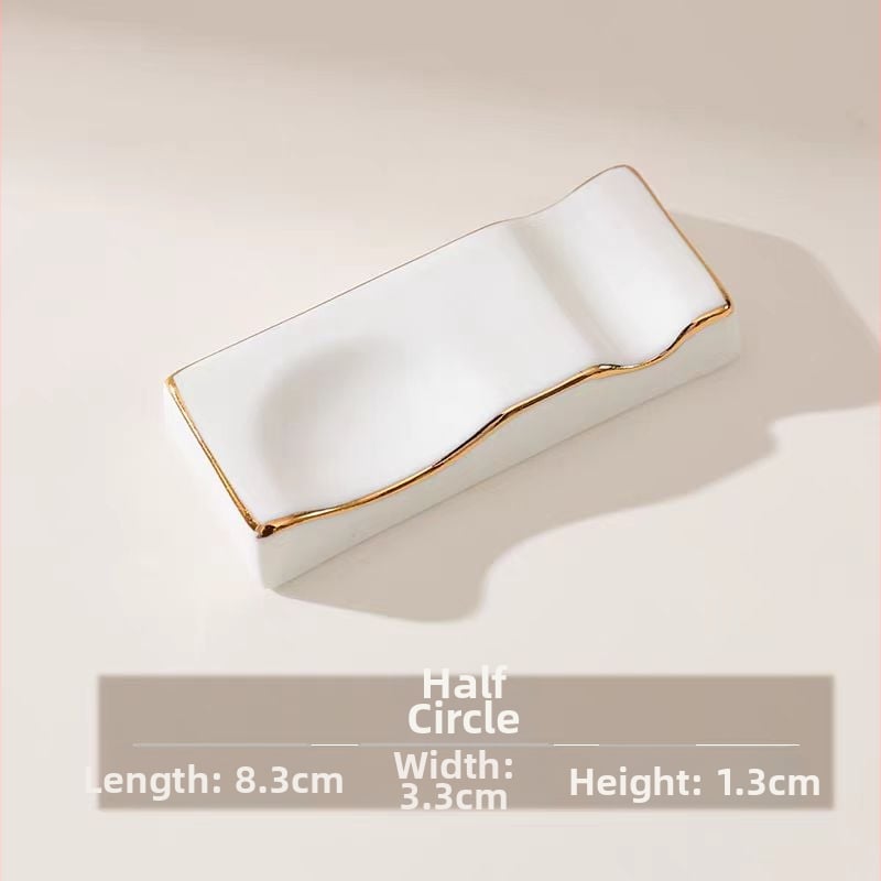 Keraamiline hoidja toidupulkadele ja lusikadele | Bone China üle 36% luupulbrit | Ülemglazuuriga viimistlus | Kohandamine saadaval | Trükitud logo | Pakkimine: kandik