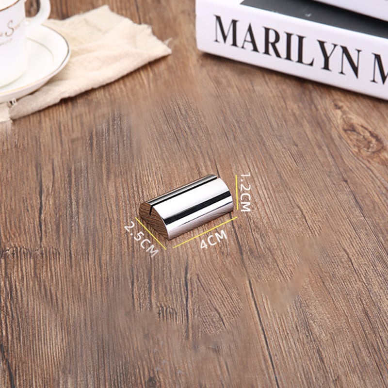 Hotellilaua kaartide hoidja roostevabast terasest, poleeritud pind, kaasaegne minimalistlik stiil, ühetooniline disain