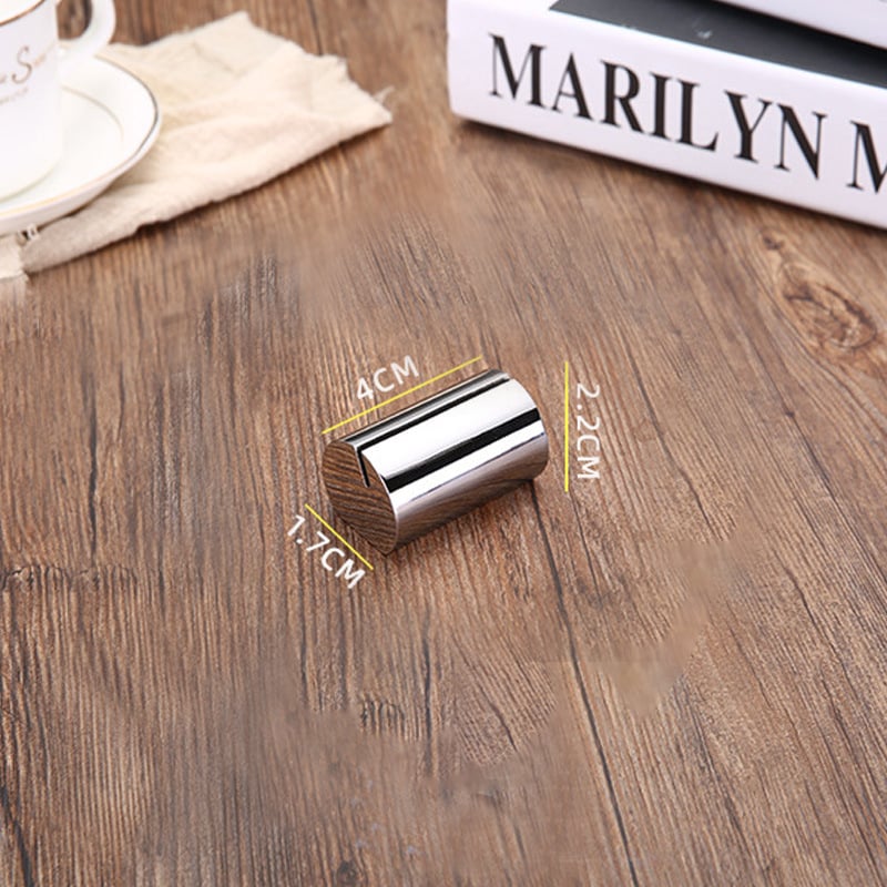 Hotellilaua kaartide hoidja roostevabast terasest, poleeritud pind, kaasaegne minimalistlik stiil, ühetooniline disain