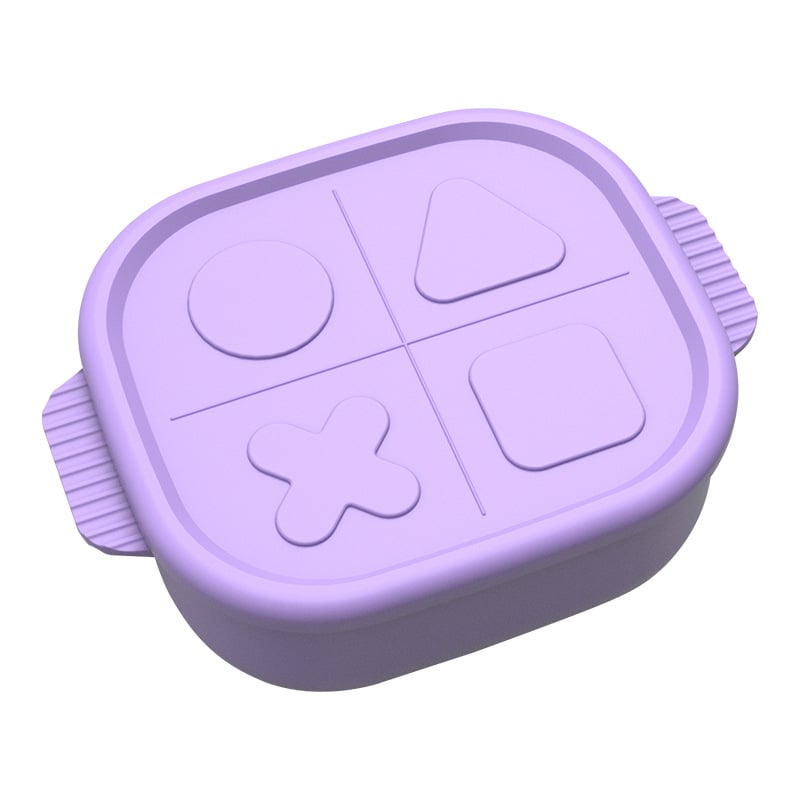 Силиконова кутия за обяд, квадратна, изолирана, подходяща за микровълнова, модерен минималистичен стил, многослойна кутия Бенто