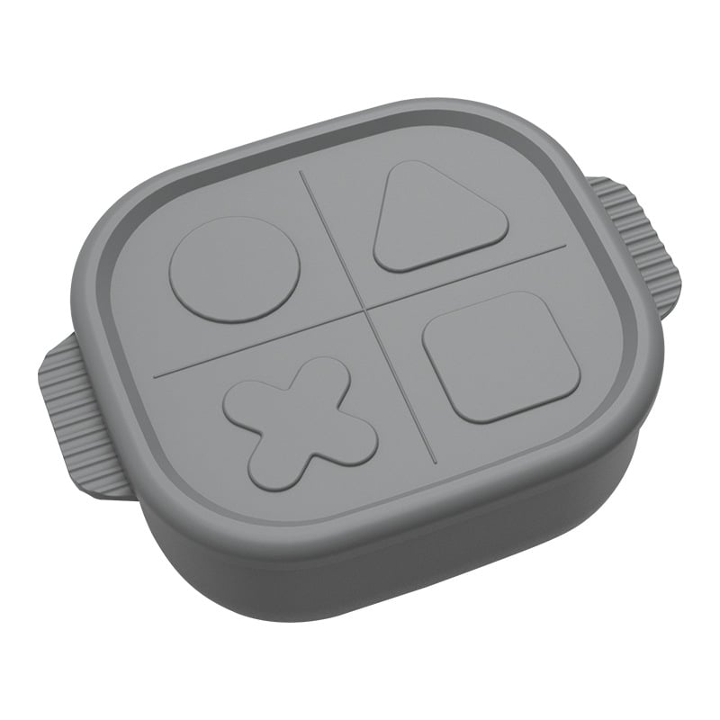 Силиконова кутия за обяд, квадратна, изолирана, подходяща за микровълнова, модерен минималистичен стил, многослойна кутия Бенто