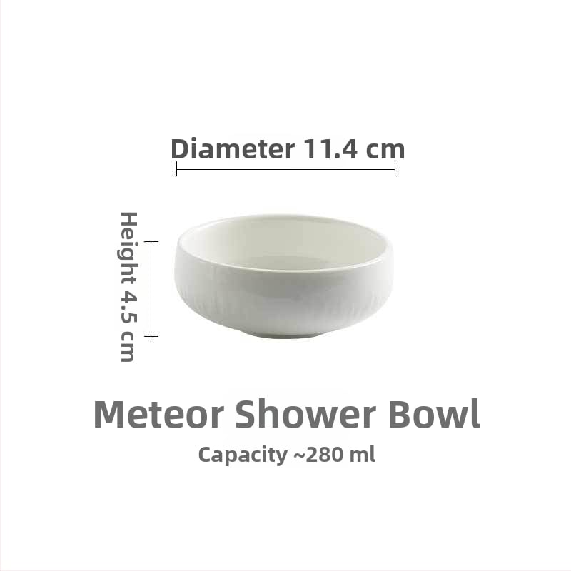 Portselani hotellilaua serveerimisekomplekt, neljaosaline, allglazuur-kaunistus, ühtlane muster, kerge luksus stiil