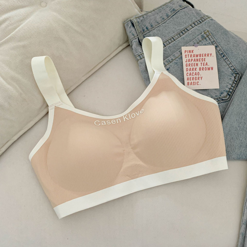 Plus-size bešivna sportska grudnjica za žene s velikim grudima, bez žica, s podrškom za leđa i bočnom podrškom, 3/4 košarica
