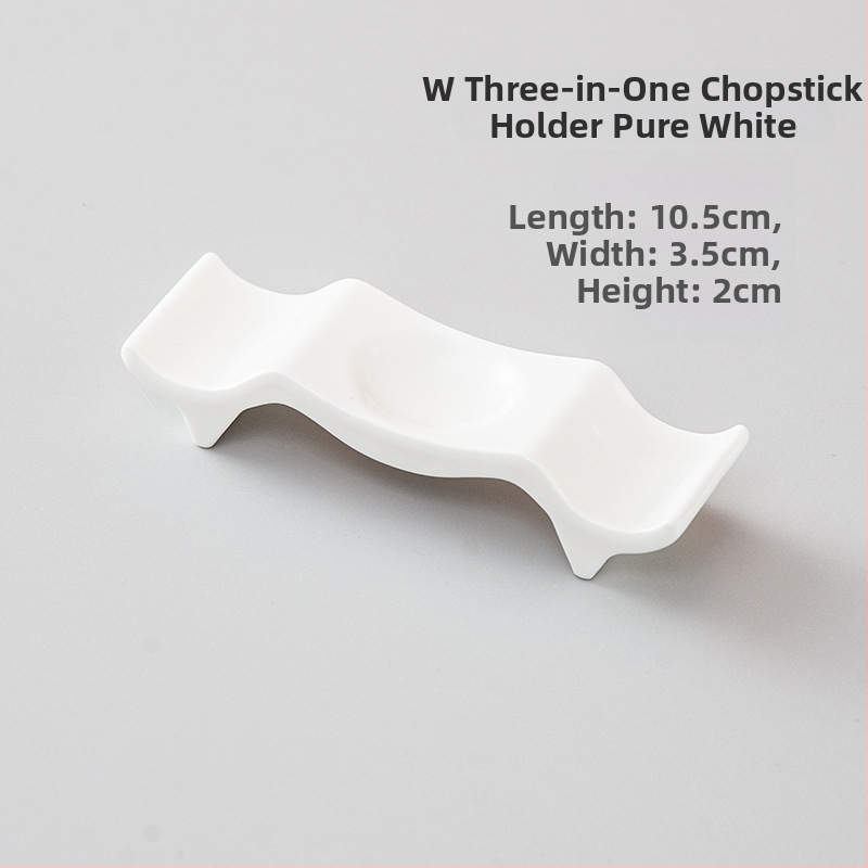 Portselanist söögipulgade hoidja ja lusika aluse hoidja, kahekordne kasutus, glasuuritud pind, hotellide laua dekoratsioon