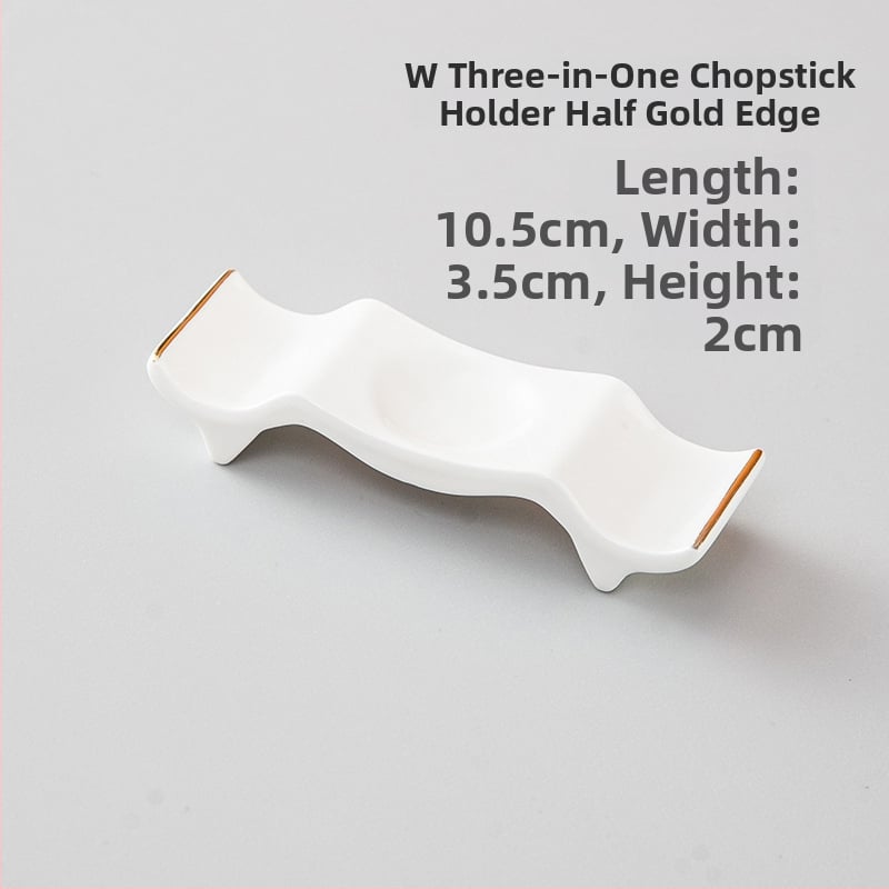 Portselanist söögipulgade hoidja ja lusika aluse hoidja, kahekordne kasutus, glasuuritud pind, hotellide laua dekoratsioon