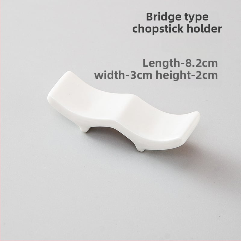 Portselanist söögipulgade hoidja ja lusika aluse hoidja, kahekordne kasutus, glasuuritud pind, hotellide laua dekoratsioon