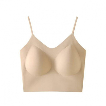 8105 Tank-top grudnjak s fiksnim čašicama, bezšivni, prozračan, oblikuje leđa
