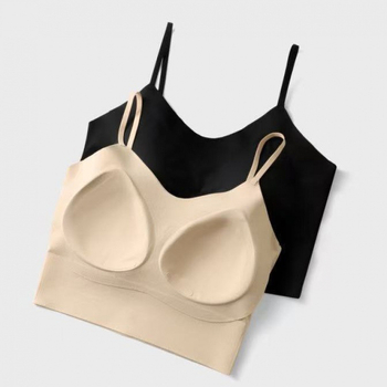 8105 Tank-top grudnjak s fiksnim čašicama, bezšivni, prozračan, oblikuje leđa