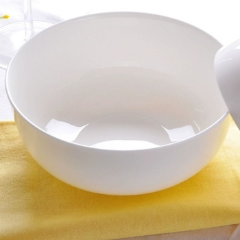 Kosti porcelanska zdjela za juhu, više od 45% koštanog praha, bez olova, sigurna u mikrovalnoj, okrugli oblik, podglazurna završna obrada, Runhuang Ceramics