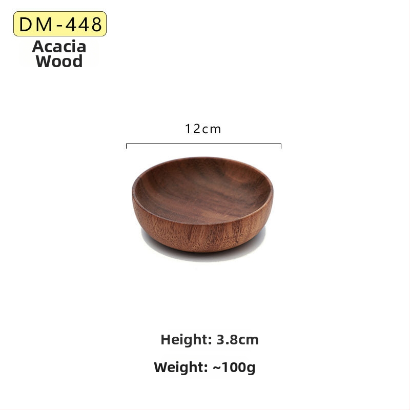 Platou pentru fructe, rotund din lemn, suprafață vopsită manual, simplitate modernă, opțiune de personalizare