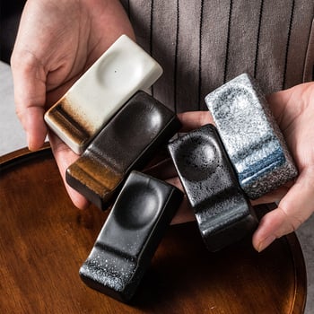 Suport ceramic pentru bețișoare și sprijin pentru linguri, în stil japonez (Material: ceramic; Brand: Danrun; Cod produs: 25; Personalizare: Disponibilă)