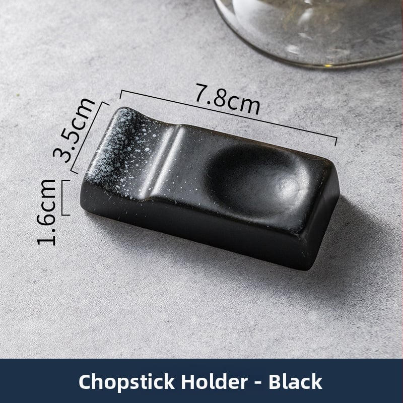 Suport ceramic pentru bețișoare și sprijin pentru linguri, în stil japonez (Material: ceramic; Brand: Danrun; Cod produs: 25; Personalizare: Disponibilă)