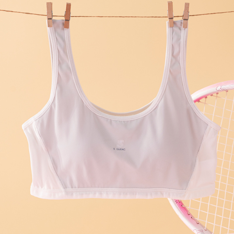 Sutien din nailon, în stil vestă, cupe pline, cupe ușor modelate, căptușeală din bumbac, bretele fixe