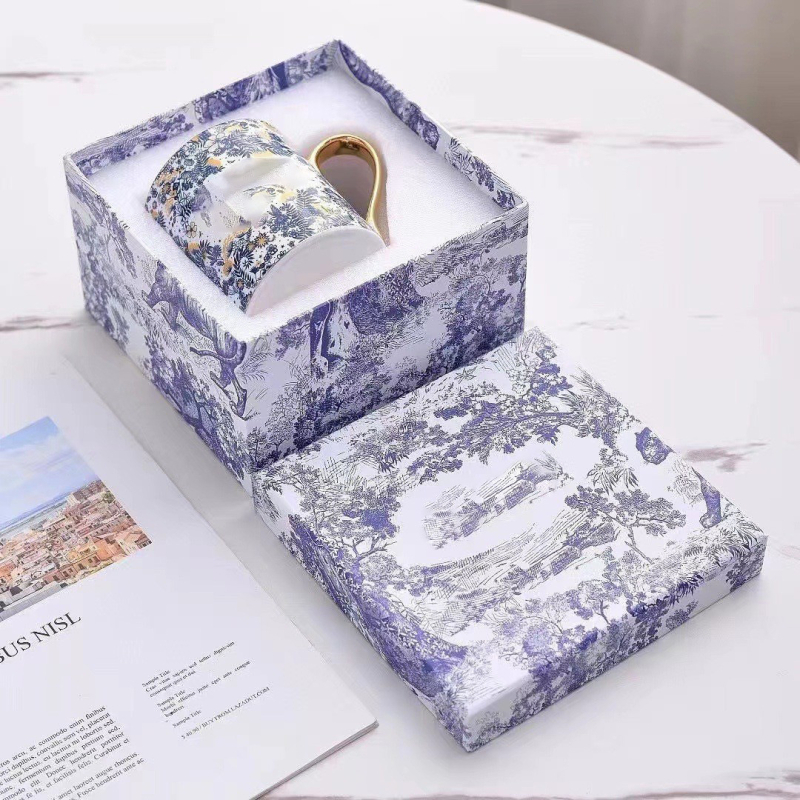 Porcelan od kostnog porculana, zapadni tanjur s motivom orhideje, 10-inčni plosnati tanjur za kolače i voće, keramičko posuđe