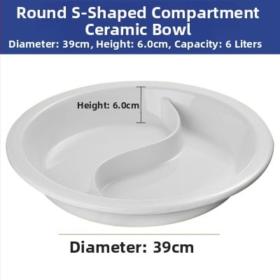 Portselani buffee soojendamise komplekt – ristkülikukujulised portsjonikausid ja apvalused keramist taldrikud hotellitoidulauale