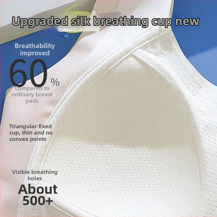  Sutien pentru fete adolescente din nylon, în stil vestă, respirabil, cu cupă completă, cupe subțiri modelate și bretele duble fixe