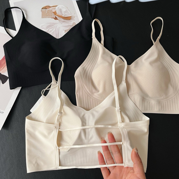 Σουτιέν τύπου wrap/top με όμορφο πίσω, λεπτή διαμορφωμένη чашка, 3/4 cup, νάιλον