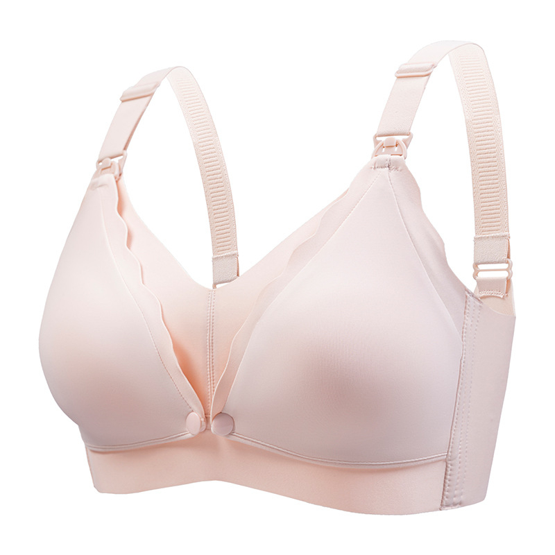 Grudnjak za trudnoću i dojenje s prednjim zatvaranjem, Push-Up, oblikovane košarice, viskozni materijal, stražnje četiri redova kopči