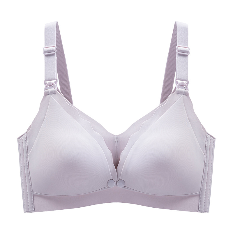 Grudnjak za trudnoću i dojenje s prednjim zatvaranjem, Push-Up, oblikovane košarice, viskozni materijal, stražnje četiri redova kopči