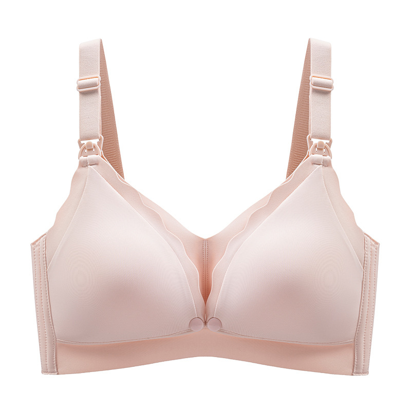 Grudnjak za trudnoću i dojenje s prednjim zatvaranjem, Push-Up, oblikovane košarice, viskozni materijal, stražnje četiri redova kopči