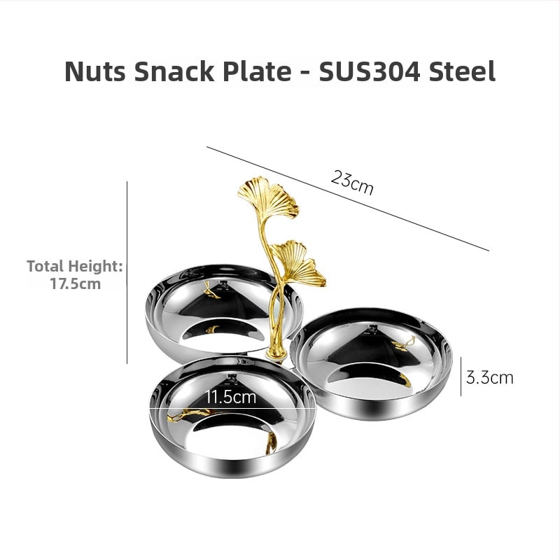 Roostevabast terasest magustoidukausid hotellilauale, peegelpolijst viimistlus, kerge luksus stiil