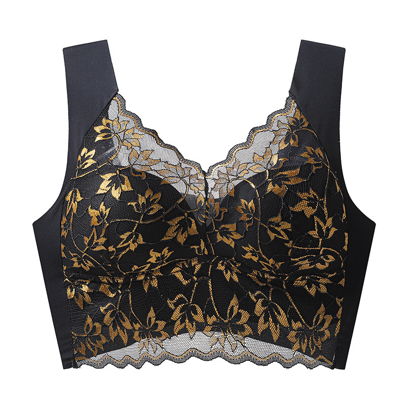 Čipkasti podesivi bežični push-up grudnjak sa bočnom podrškom