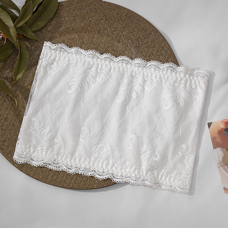 Čipkasti bustier bez naramenica, lagano donje rublje, top bez rukava