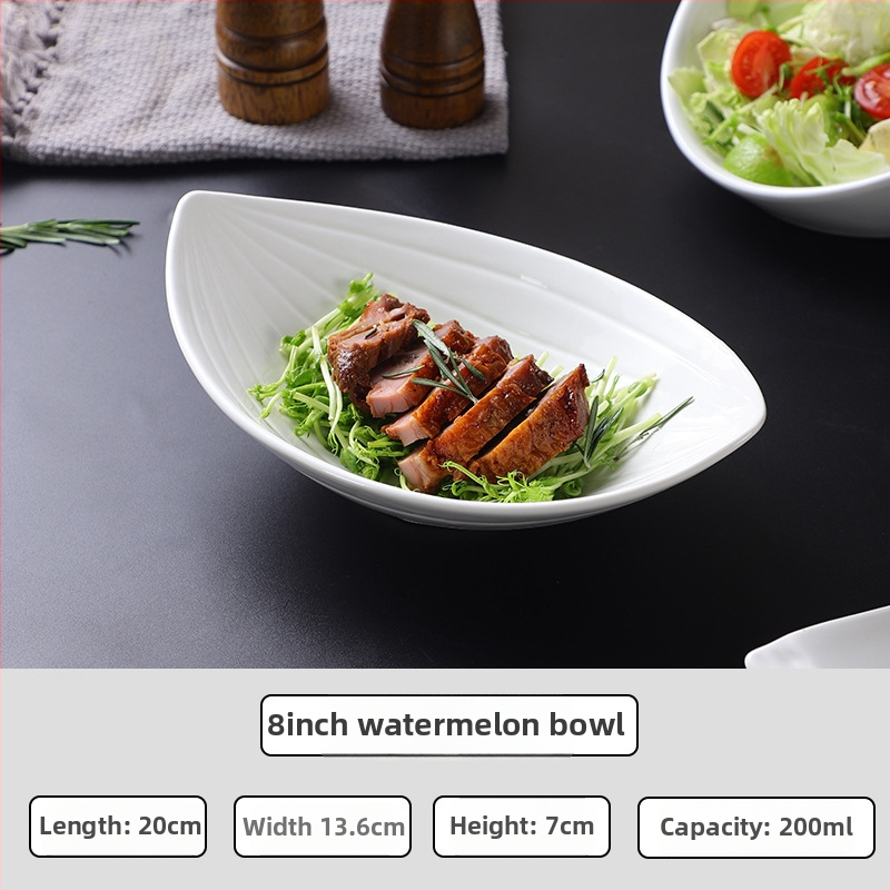 Farfurie ceramică, formă neregulată, culoare solidă, finisaj sub glazură, compatibil cu microunde, logo personalizabil, pentru hoteluri și restaurante