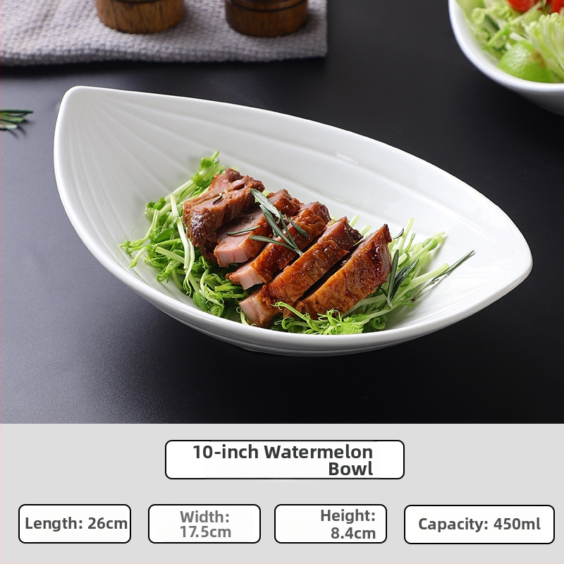 Farfurie ceramică, formă neregulată, culoare solidă, finisaj sub glazură, compatibil cu microunde, logo personalizabil, pentru hoteluri și restaurante