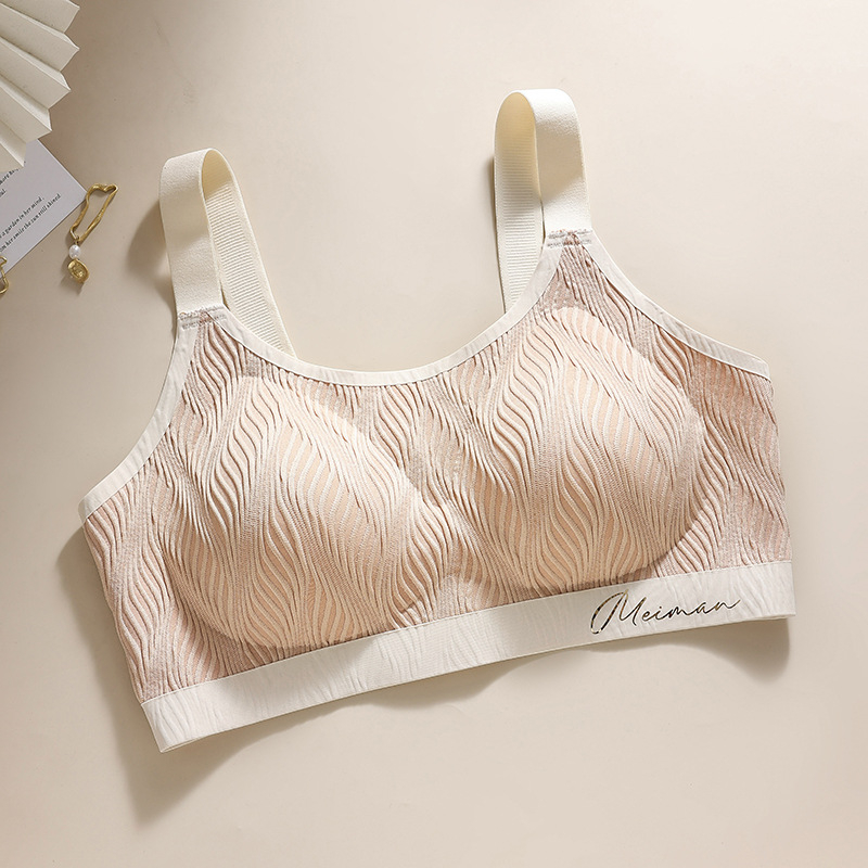 Bešivni grudnjak za žene, 3/4 košarica, tanko oblikovane košarice, fiksni naramenici, stražnje kopče s četiri reda kopči, prozračni i podržavajući