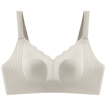 Sutien fără cusături, cupe turnate ultra-subțiri, design cu urechi de iepure pentru netezirea spatelui — cod 5576