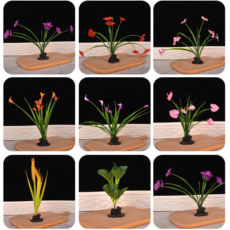 Dekoratiivne taldrik lillemotiiviga, plastikust, käsitsi maalitud pind, päritolu Zhejiang, Uus Hiina stiil, kohandamine saadaval