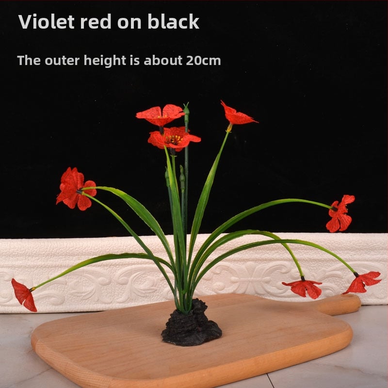 Dekoratiivne taldrik lillemotiiviga, plastikust, käsitsi maalitud pind, päritolu Zhejiang, Uus Hiina stiil, kohandamine saadaval