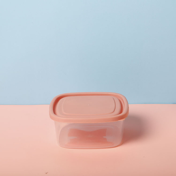 Кутия за обяд за съхранение на храна, пластмасова, квадратна форма, микровълнова безопасна, модерен стил