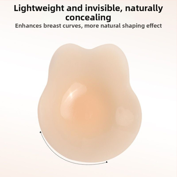 Mini szilikon melltapasz, nyúlfül formájú, láthatatlan, vékony, aranyos stílus