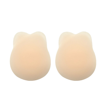 Mini szilikon melltapasz, nyúlfül formájú, láthatatlan, vékony, aranyos stílus