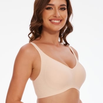 Jelly Strip grudnjak bez žice, bez šavova, push-up za male grudi, puna čašica s tankim kalupom od pene, stražnje kopče s tri reda kopči