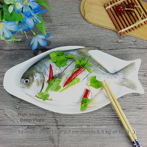 Kalakujuline keraamiline plaat aurutamiseks – Unique bränd, keraamiline materjal, kõrgekvaliteediline köögitarvik