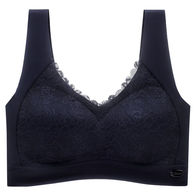 Bešavni grudnjak od ledenog svile, bez žice, Push-Up, 1/4 košarice, korejski stil