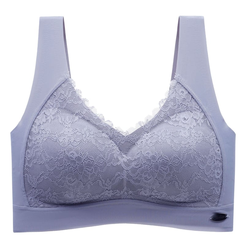 Bešavni grudnjak od ledenog svile, bez žice, Push-Up, 1/4 košarice, korejski stil