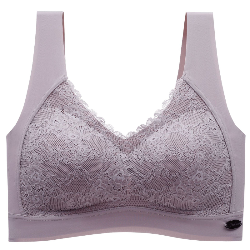 Bešavni grudnjak od ledenog svile, bez žice, Push-Up, 1/4 košarice, korejski stil