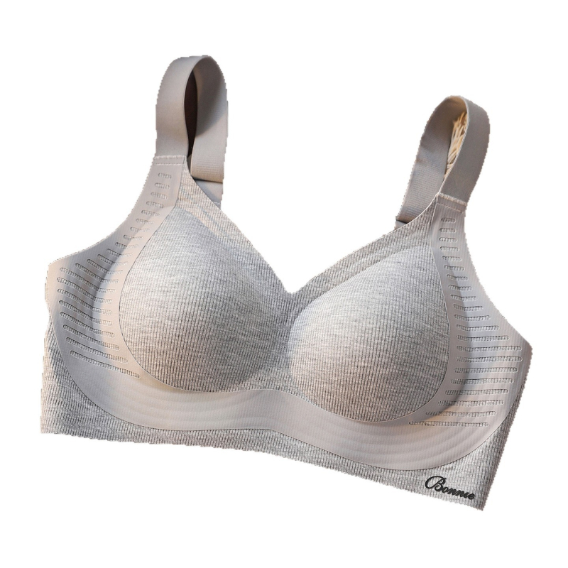 Sutien fără cusături pentru mărime mare, 3/4 cupă, cupă subțire din modal, material modal, nylon