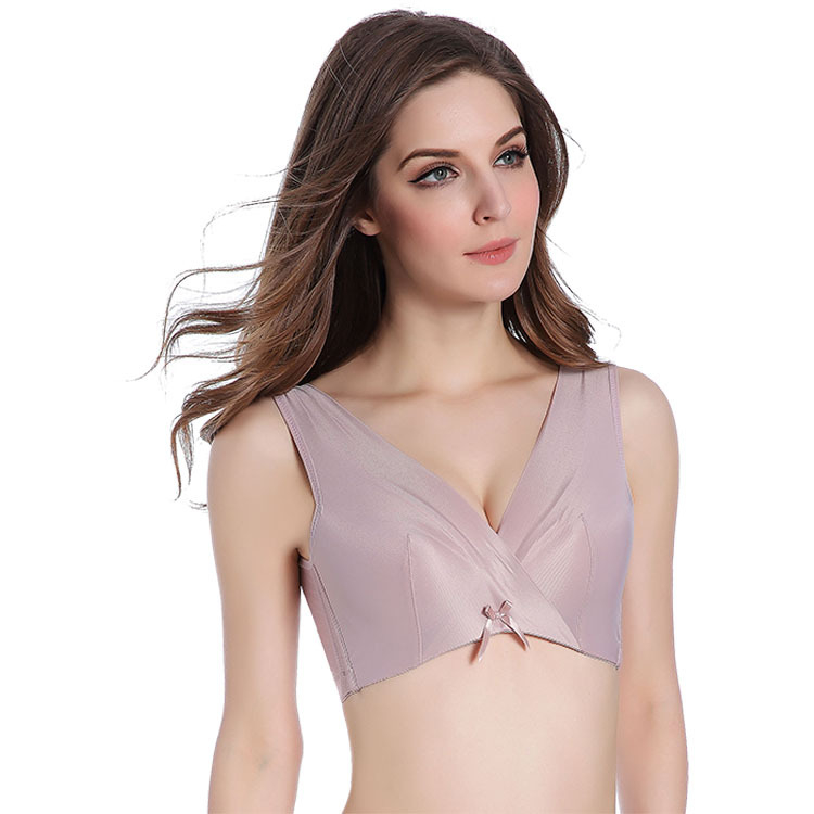  Sutien cu cupă completă, fără armături, spate neted, respirabil, reglabil