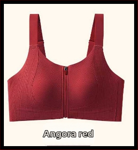 Elöl cipzáras melltartó nagy méretekhez, teljes kosár, emelő hatás, anti-sagging, ultra vékony formázott kosár, nylon belső spandex