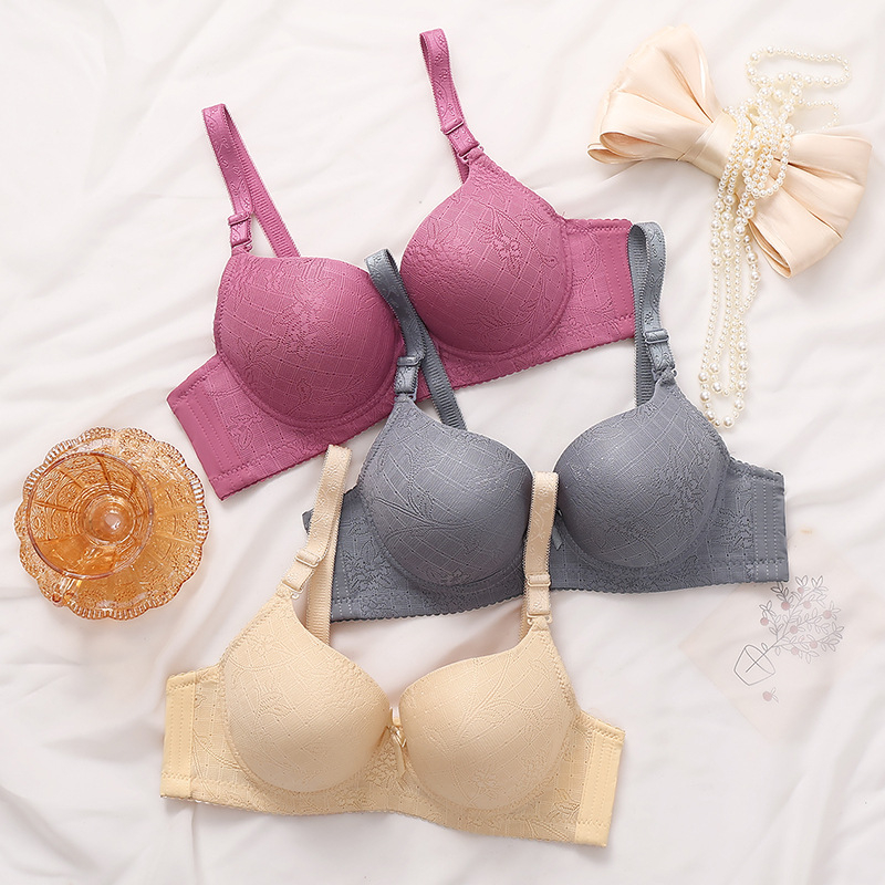 Sutien cu sârmă, efect de adunare și ridicare, susținere laterală pentru sânii laterali, cupe modelatoare subțiri, bretele detașabile duble