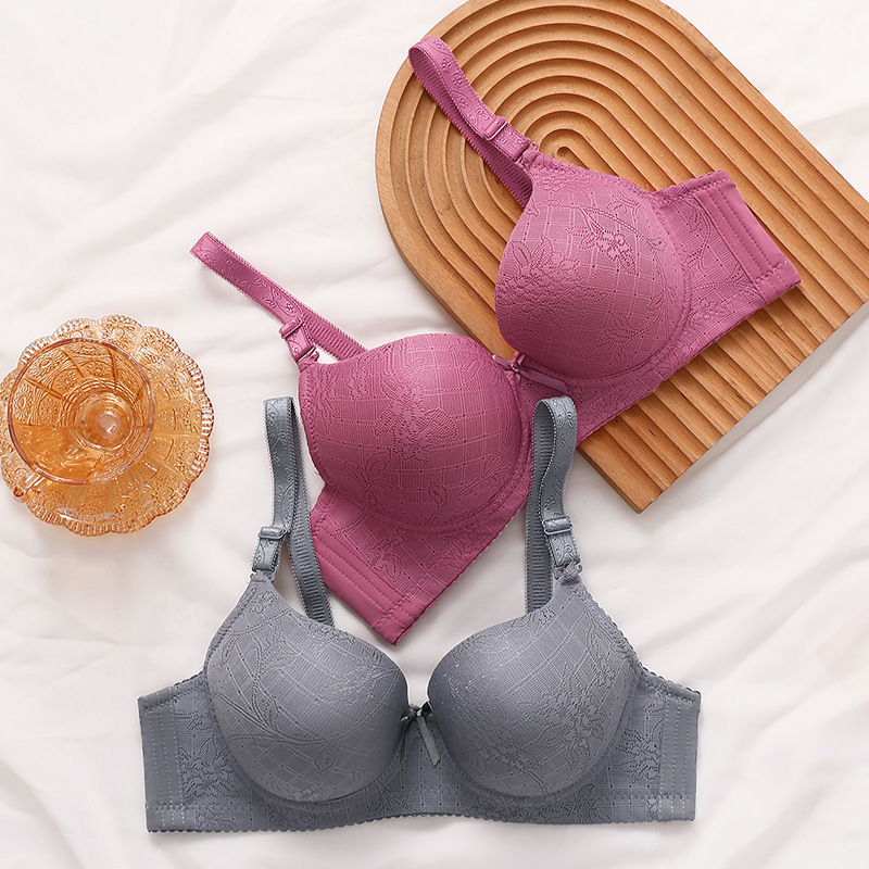 Sutien cu sârmă, efect de adunare și ridicare, susținere laterală pentru sânii laterali, cupe modelatoare subțiri, bretele detașabile duble