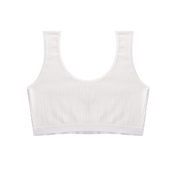 Bustier din bumbac pentru fete, cupă 3/4, cupă subțire modelată, material plăcut pielii