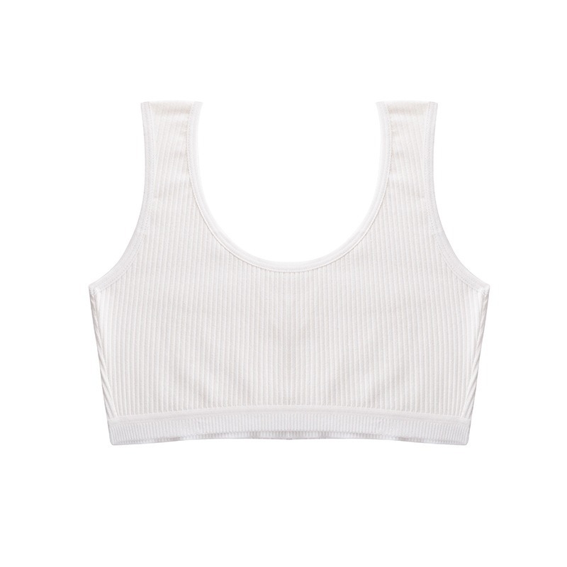 Bustier din bumbac pentru fete, cupă 3/4, cupă subțire modelată, material plăcut pielii