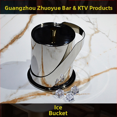 Súprava na hotelovú stolovaciu výzdobu z nehrdzavejúcej ocele – leštený povrch, čínsky štýl; doplnky pre bar/nočný klub: tanier na ovocie, popolník, vedro na ľad